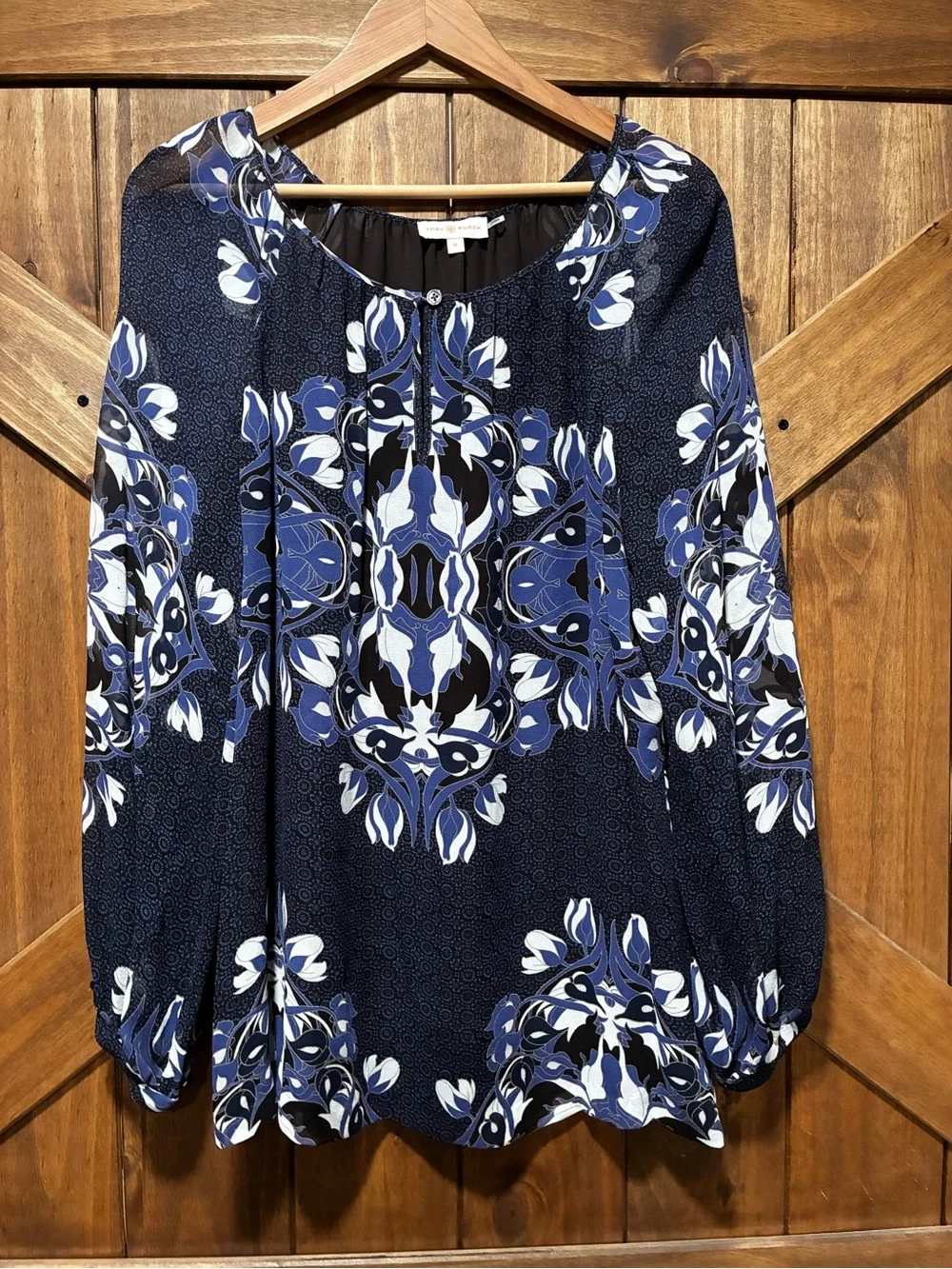 Tory Burch Lisa Silk Top